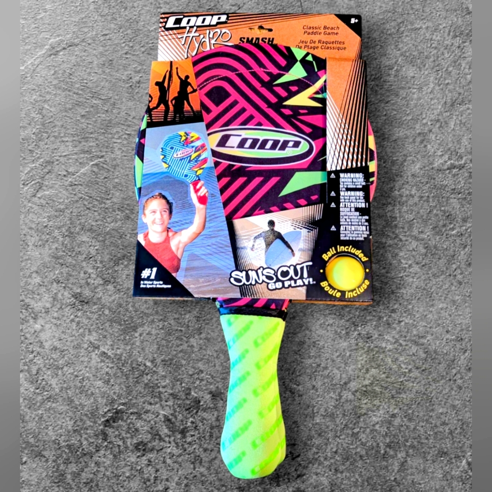 Water Paddle Ball Game Smash Paddle Game - Multicolor
